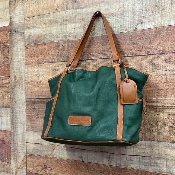 Dooney & Bourke Large Leather Tote Shoulder Bag - Picture 2 of 13